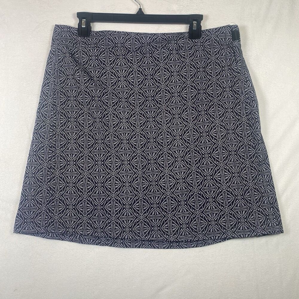 RipSkirt Hawaii Black White Geo Wrap Skirt – Size Large